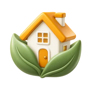 Soft-3D-Grafik: Natur & Gebäudepflege, Haus & Natur